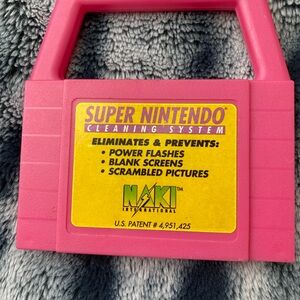 NAKI Pink Super Nintendo Cleaning Cartridge